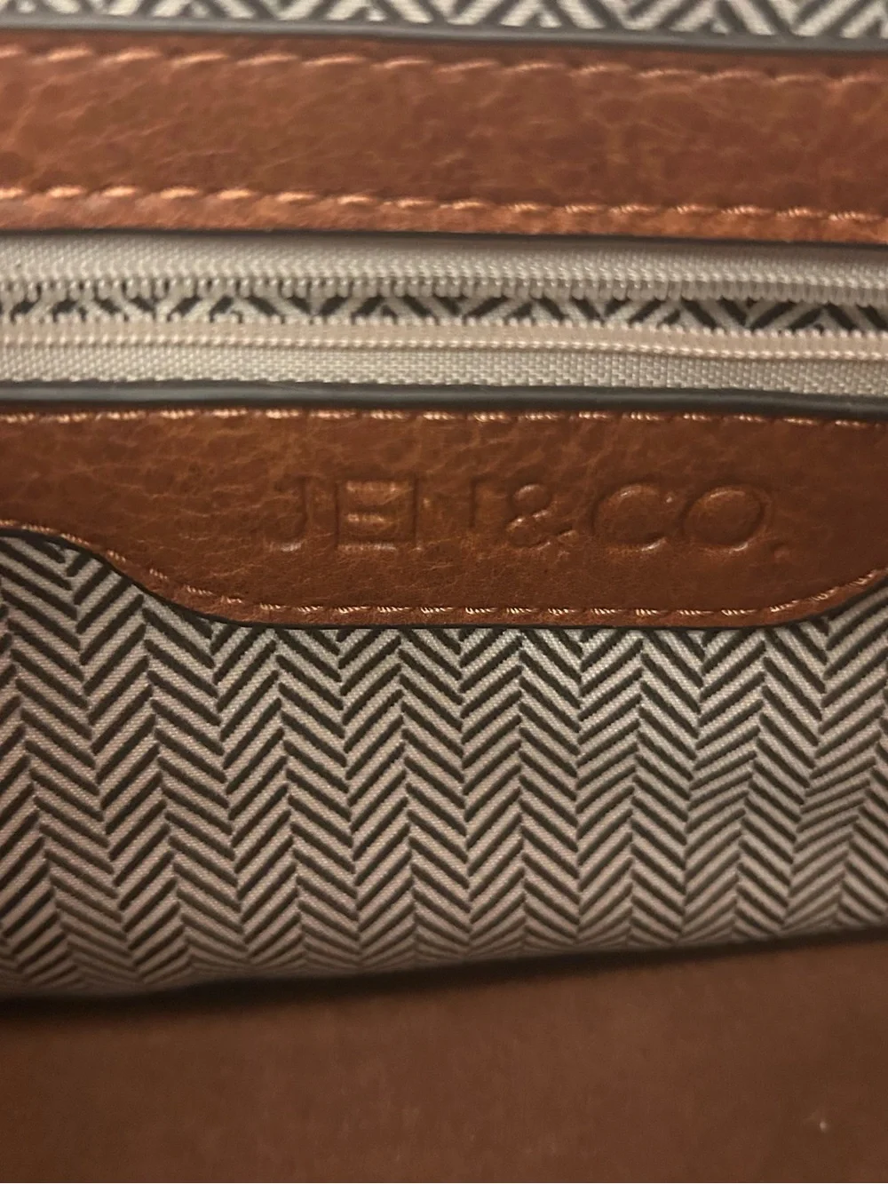 Bag Leopard-Print Flap Satchel in Brown Jenn and Company - Picture 7 of 8
